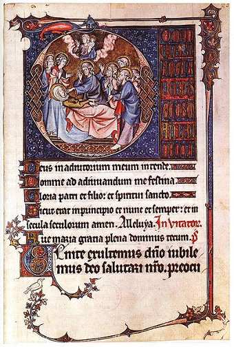 Libro de Horas del siglo XIII. (c)Web Gallery of Art  Wikipedia Commons