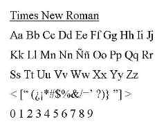 Times New Roman