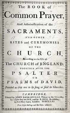 The Book of Common Prayer por Baskerville.