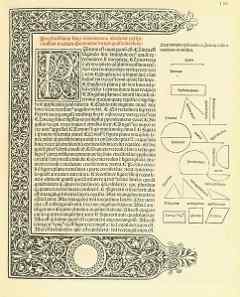 Elementos de Euclides  E. Ratdolt, Venecia, 1482. fol. 2 recto
