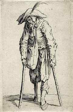 Jacques Callot: Beggar, 1622
