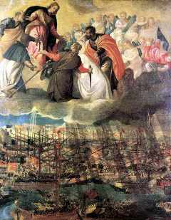 Wikipedia Commons.Batalla de Lepanto por Paolo Veronese