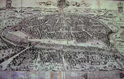 Wikipedia Commons.Sevilla a finales del siglo XVI