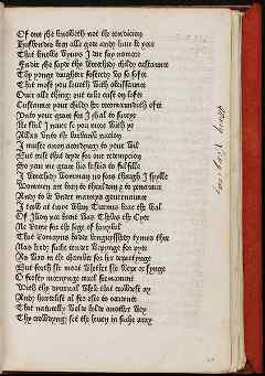 The Canterbury Tales, por Geoffrey Chaucer, impresa en Westminster por William Caxton, 1477
