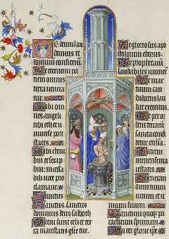 Folio 37 verso. El Bautismo de San Agustín. (c) Wikipedia Commons